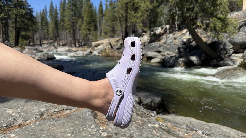 crocs classic - ventilation ports along the sides and toe area keep air moving and...