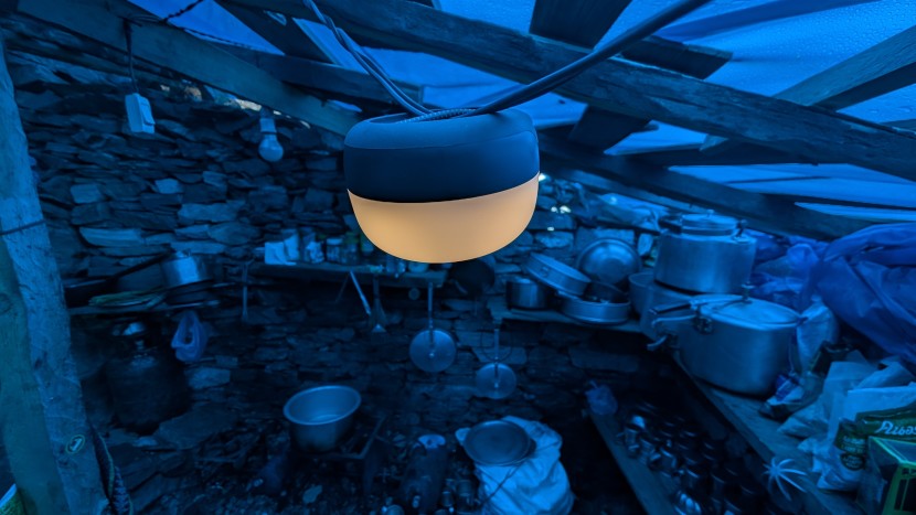 lantern - using the moji r+&#039;s low setting to bring a little light to the...