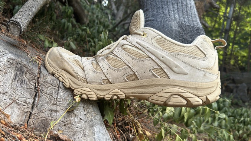 merrell moab 3 - we appreciate how the leather panels provide lateral support to our...