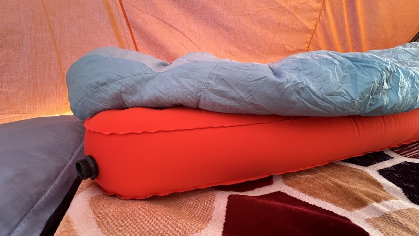 therm-a-rest neoloft pad - when paired with a proper sleeping bag, the neoloft is warm enough...