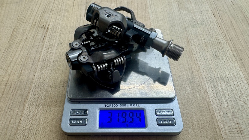shimano xtr m9200 - a respectable weight for a dependable pedal, but we&#039;re accustomed to...
