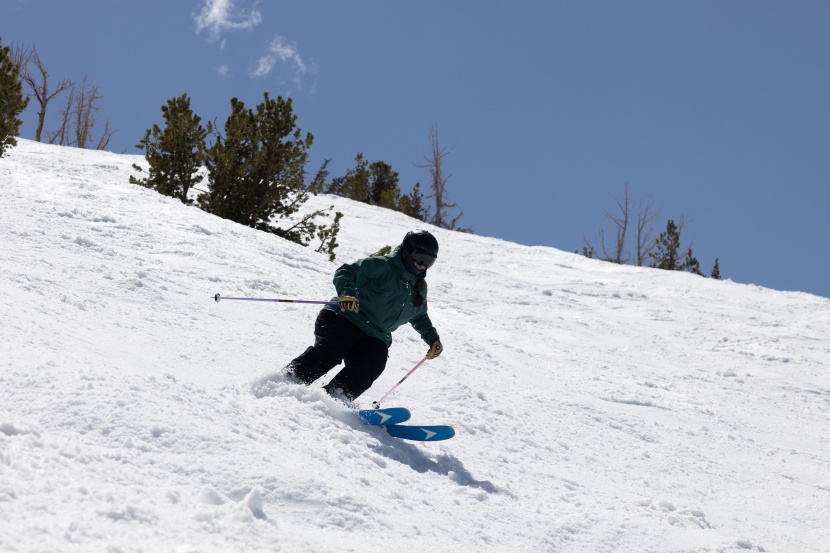 all mountain skis womens - the softer flex, lighter weight, and large rockered tips of the...
