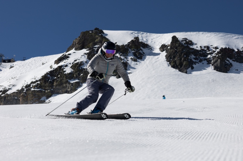 all mountain skis womens - the m7 mantra w locks into an edge and only releases once you apply...
