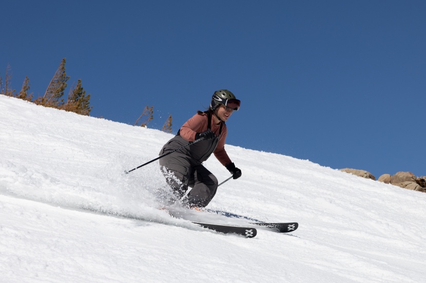 our testers preferred letting this ski run in wide open spaces...