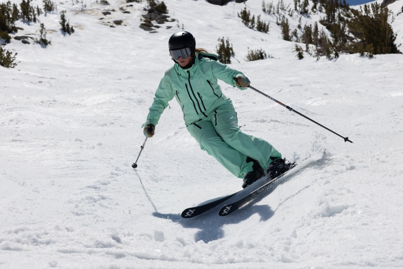 volkl m7 mantra w - at slower speeds, it&#039;s hard to get the edges to release and skid.