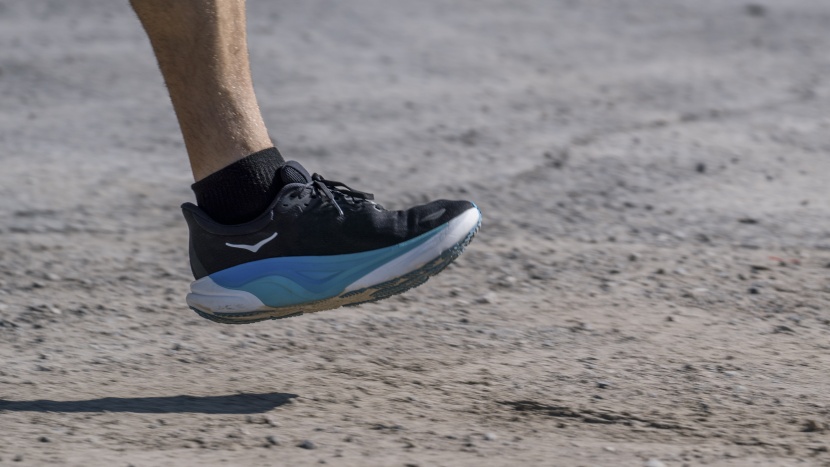 hoka arahi 8 - we particularly noticed some discomfort from the stability features...