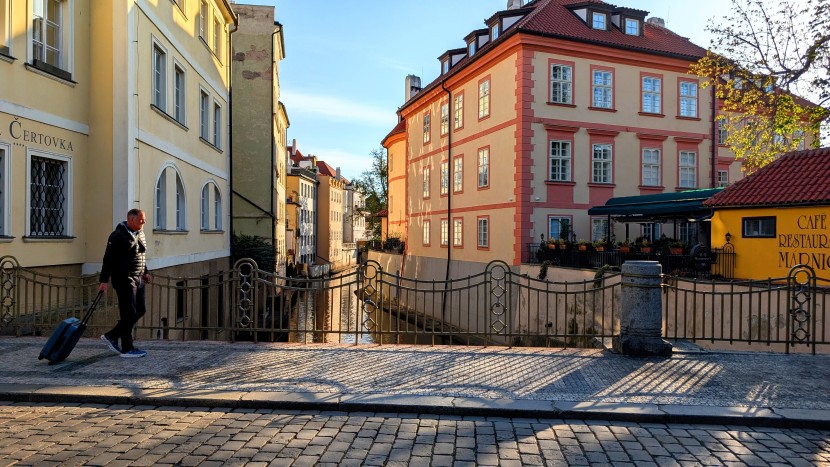 carry on luggage - the away the carry-on rolls well on nearly every surface. it can...