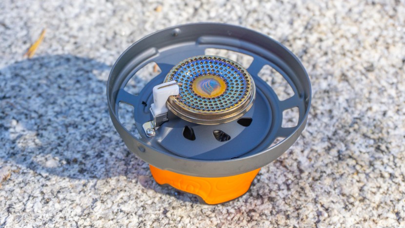 jetboil flash - the white igniter worked well throughout testing, which was a nice...