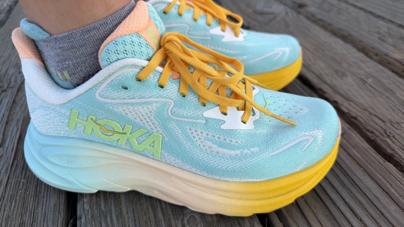 running shoes womens - the underfoot foam of the clifton 10 strikes a balance between being...