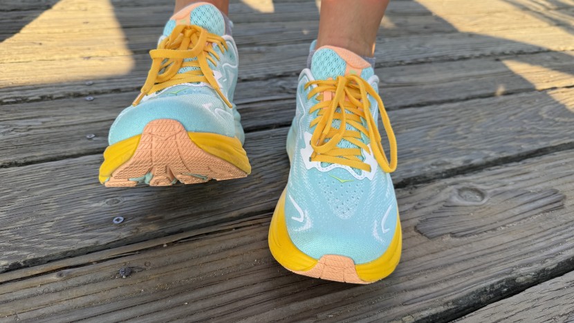 hoka clifton 10 for women - the clifton 10&#039;s upper is smooth and plush, but the medial taper may...