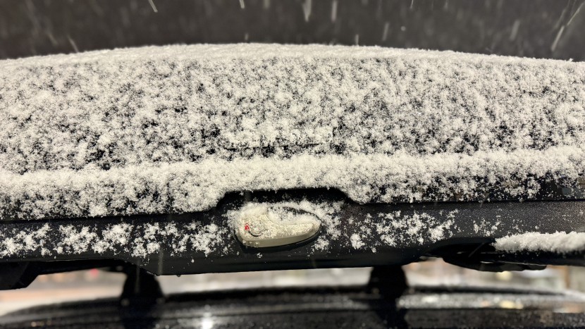 cargo box - testing in the snow as well as the rain gives a clearer picture of...