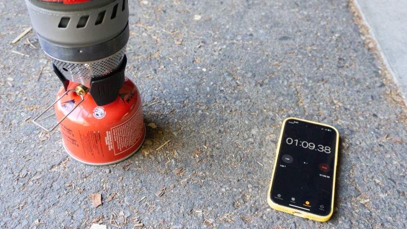 msr windburner - after several rounds of boils, we found the average of this option...