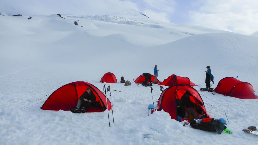 msr reactor - camping on a glacier is generally going to be windy for at least...