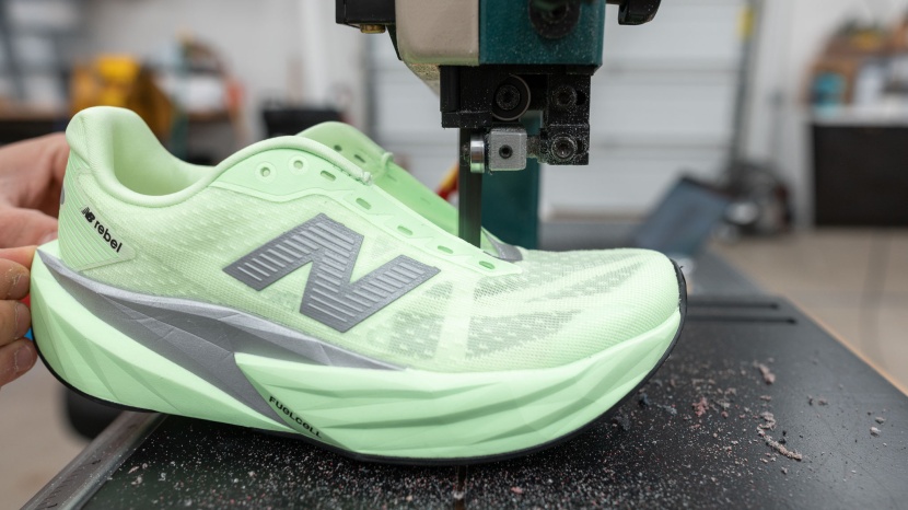 new balance fuelcell rebel v5 for women - its 26 mm forefoot and 31 mm heel stack offer cushioning that&#039;s...