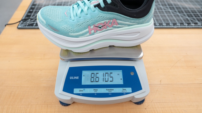 running shoes womens - the hoke bondi 9 is no wilting wallflower, boasting the heaviest...