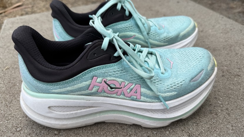 hoka bondi 9 for women - the bondi&#039;s wide platform and structured midsole provide a stable...