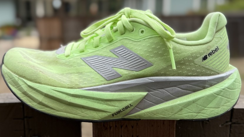 new balance fuelcell rebel v5 for women - the fantomfit upper is lightweight, secure, and flexible, with a...