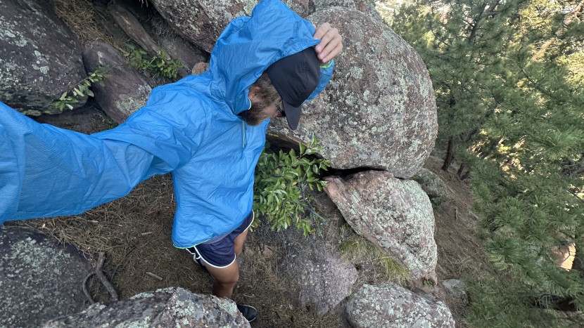 inov8 raceshell hz - the lightweight material of the inov8 jacket aids in its overall...