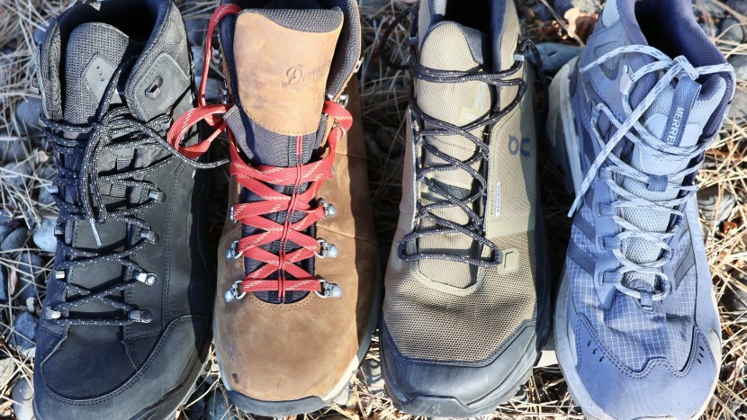 hiking boots men - under heavy loads and long-term use, quality metal eyelets (boots on...