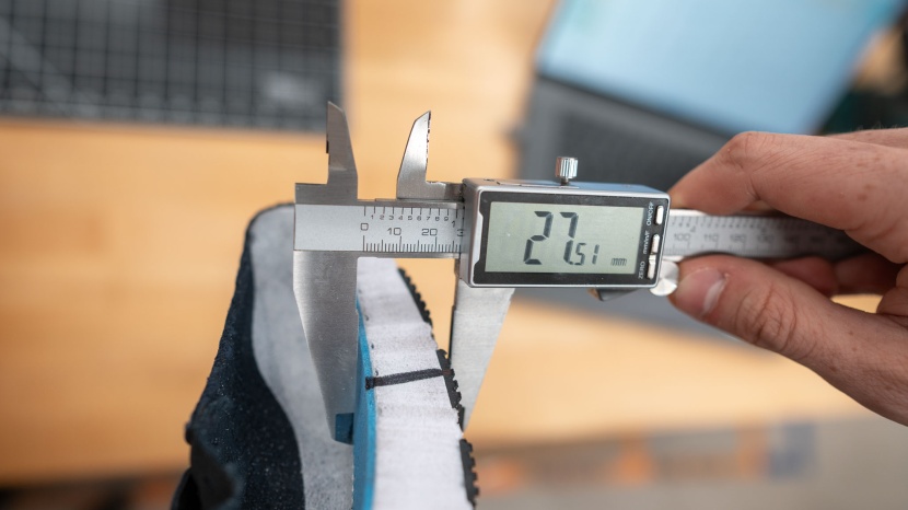 the gel-kayano has a reasonable heel-to-toe drop of 8 mm.