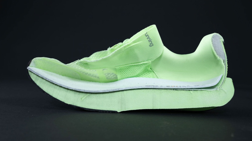 new balance fuelcell rebel v5 - the ample 34 mm stack of foam helps the rebel v5 feel more...