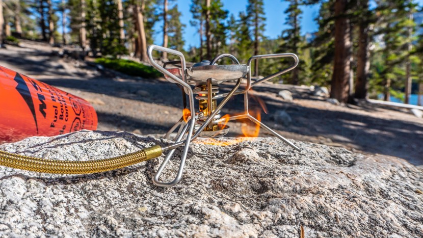 backpacking stove - liquid fuel stoves require priming first before they can be used for...