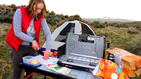 camping table - from prepping to cooking to eating, the rei camp prep offers tons of...