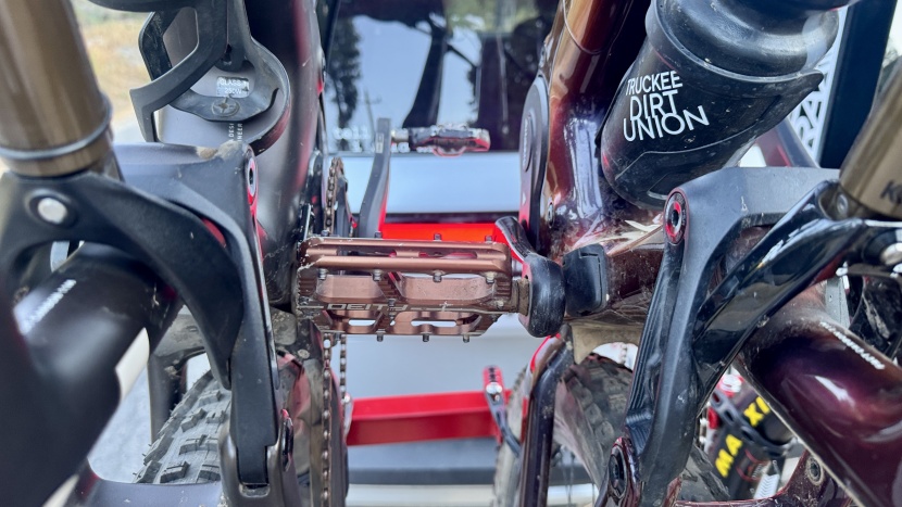 velocirax 6x - too close for comfort, even with rubber bands on the brake levers...