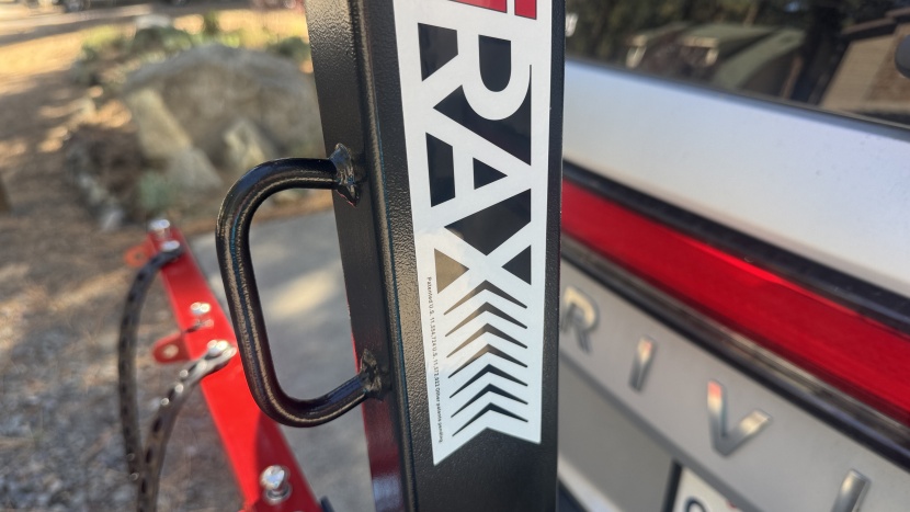 velocirax 6x - the handle on the mast provides a secure spot for a lock or cable.