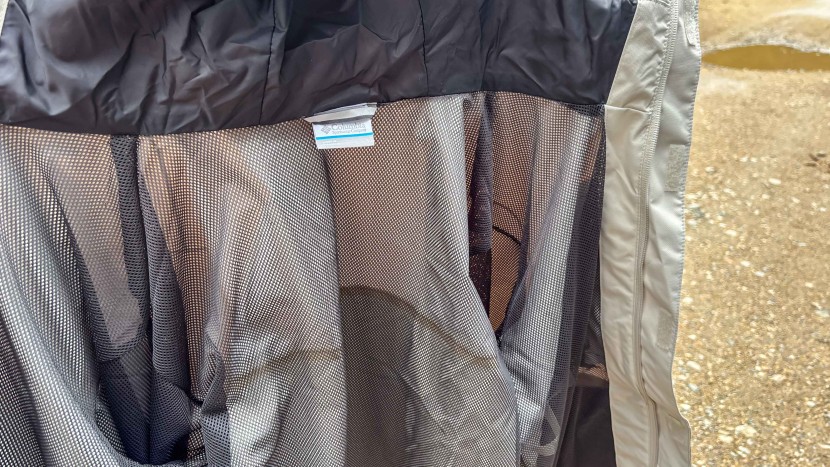 rain jacket men - the mesh of the hikebound ii was very supple and inviting, even...