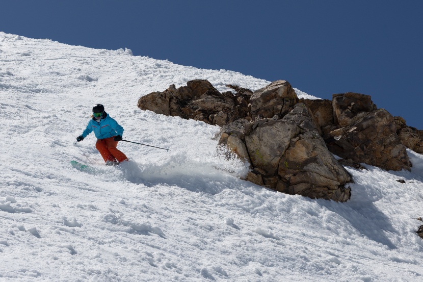 all mountain skis womens - similar to driving on a washboard dirt road, pinning it through...