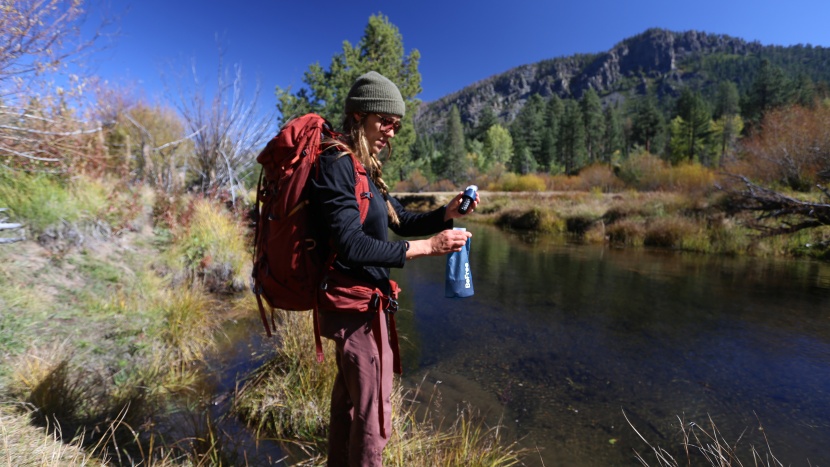 katadyn befree - scoop water. screw cap. drink.