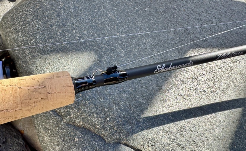 fishing rod - the shakespeare micro is tuned for ultralight fishing on a budget.