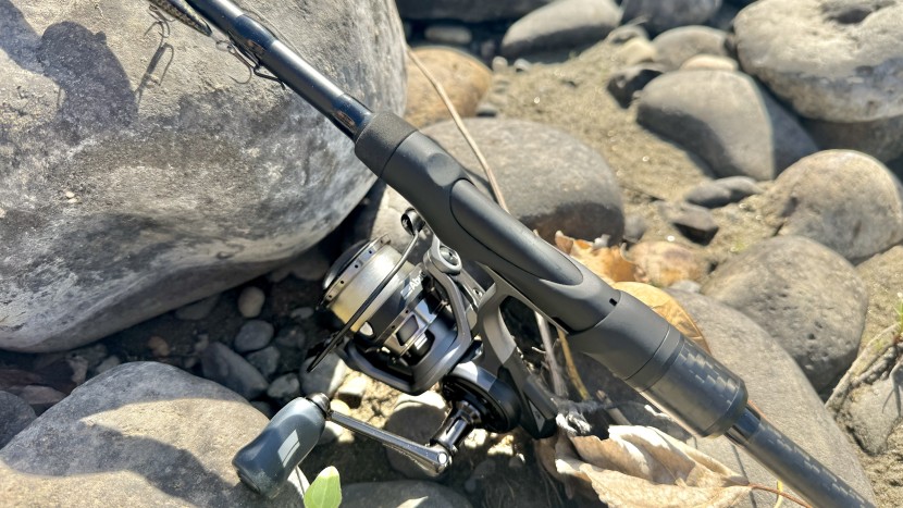 fishing rod - the abu garcia veritas plx leaves much of its blank exposed around...