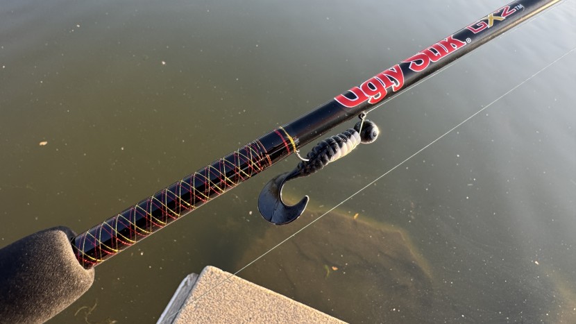 fishing rod - the ugly stik gx2 rod blank is noticeably thicker than many medium...