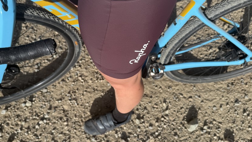 rapha core bib shorts for women - the hidden seams and close-knit supportive fabric of the rapha core...