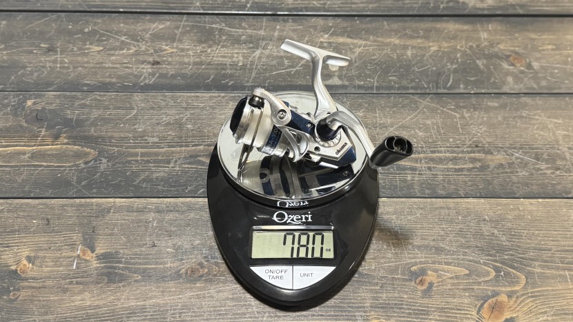 the graphite body and plastic parts help keep the weight down.