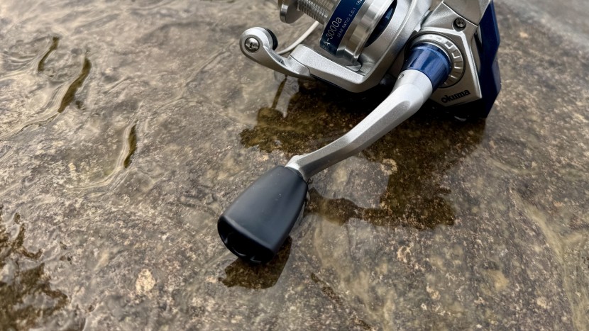 the okuma aria a has a comfortable handle knob that we could use all...