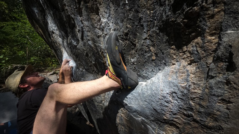 scarpa drago - sloping and technical heel hooks are made easy with this shoe's...