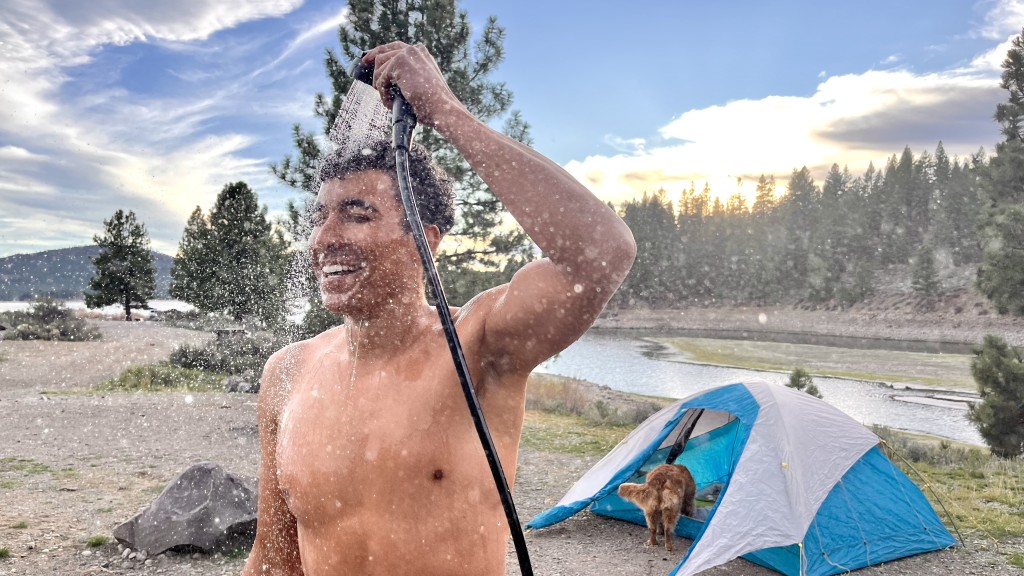camping shower - we camped, backpacked, and road-tripped with each shower in our...