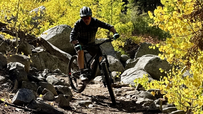santa cruz hightower 90 - the bike is long; occasionally, that&#039;s an undesirable feeling, but...
