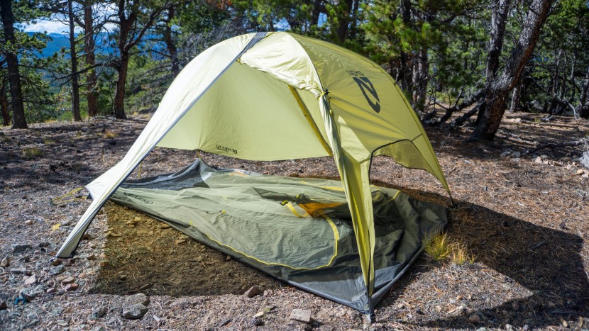 without the inner mesh hooked into the tent poles, you can in fact...
