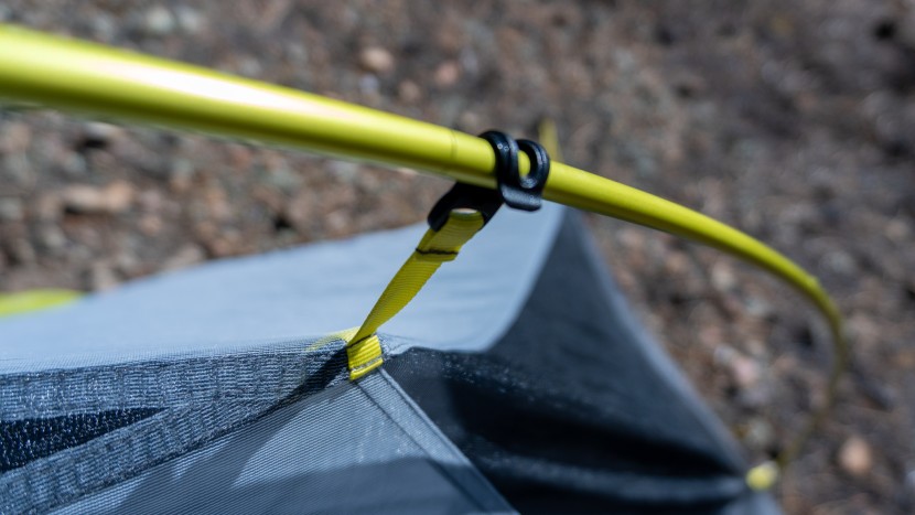 rather than having to struggle with putting the tents into sleeves...