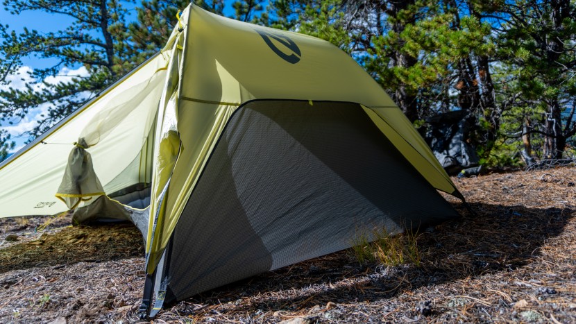 nemo hornet osmo 2p - the inner mesh actually works double-duty as part of the waterproof...