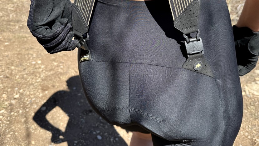 bike shorts womens - the assos uma features straps that unhook in the back, though we...