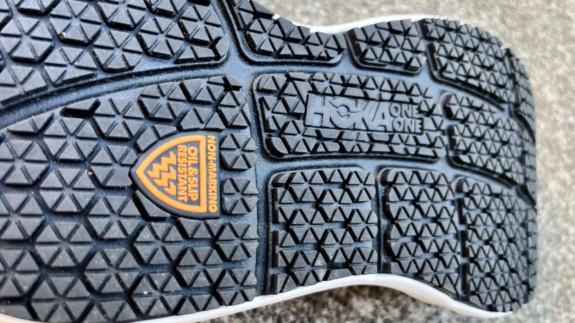 walking shoes - the composition of the outsole and its tread pattern are significant...