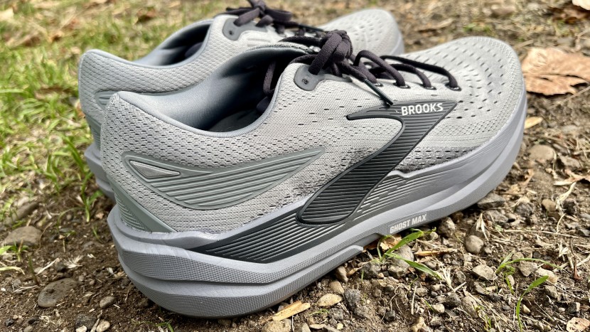 brooks ghost max 3 - the reinforced panels and logo will help prevent tears and scuffs.