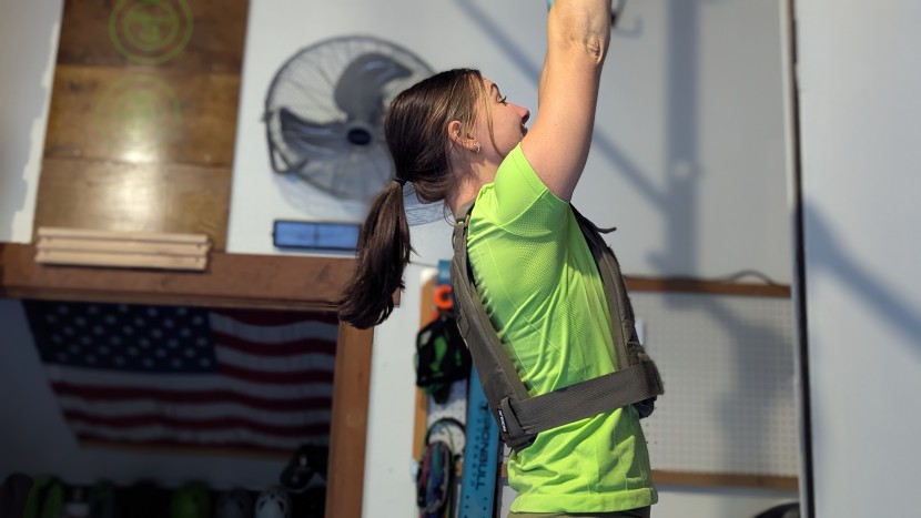 the open design reduces potential chafing areas, and improves...