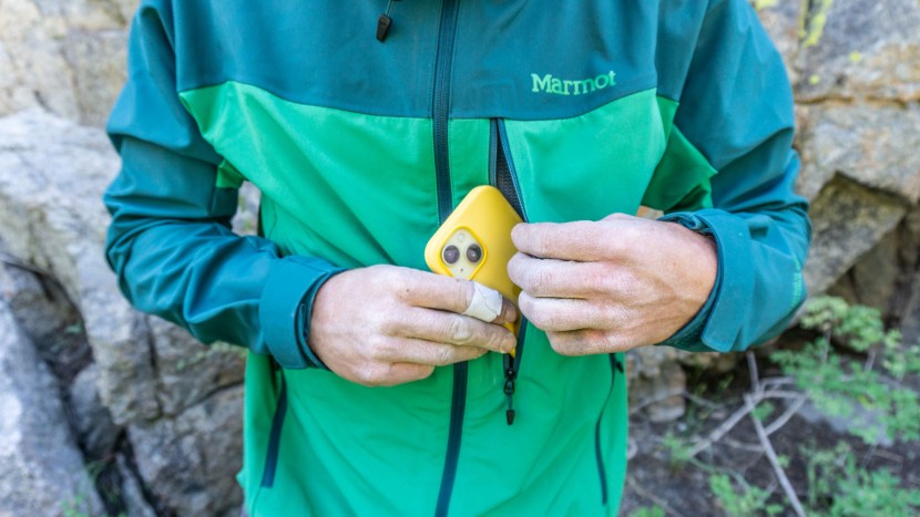softshell jacket - for some, just a few pockets are all that&#039;s needed to keep weight...