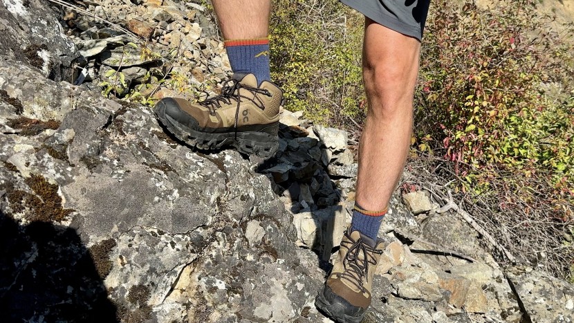 on cloudrock mid waterproof - while our tester could navigate loose scree and boulders easily...